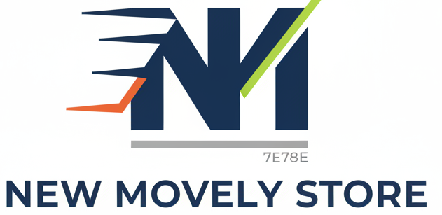 Create a modern, minimalist, premium logo for a men’s fashion e-commerce brand called “New Movely Store”.
The logo should represent movement, progress, confidence, and sophistication.
Use a clean, geometric design, with an abstract symbol or NM monogram that subtly implies forward motion.

Color palette:

Deep Navy Blue (#0B3C5D) as the primary color

Terracotta Orange (#D9603B) and Lime Green (#7CD145) used sparingly as accents

Neutral Gray (#7E7E7E) for balance

Style: minimalist, modern, premium, mascul